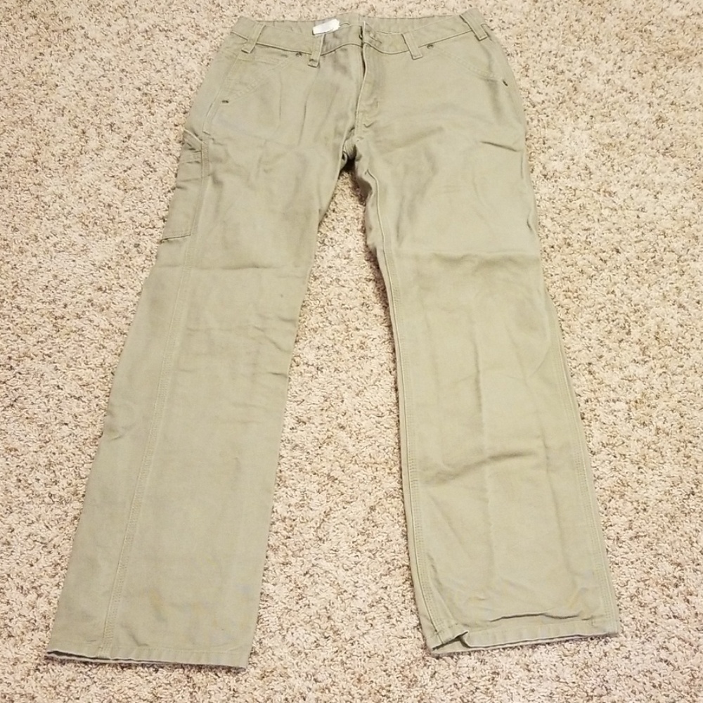 Carhartt relaxed fit canvas carpenter jean 6x32